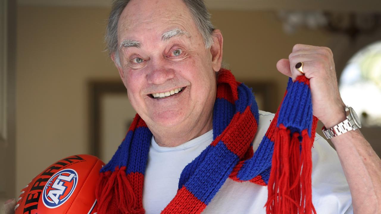 Radio legend John Burns has been a lifelong Demons fan. Picture: David Caird