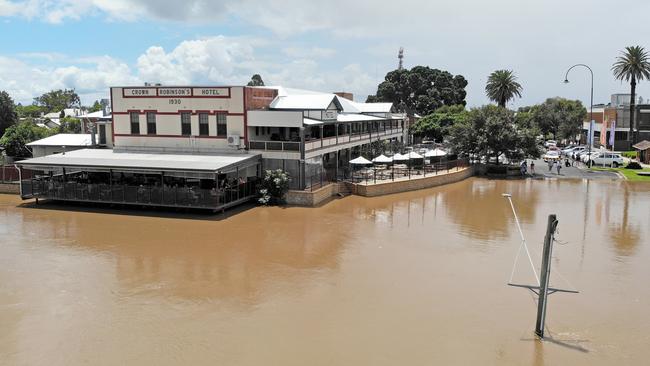 The Crown Hotel in Grafton on Tuesday. Picture: Toby Zerna