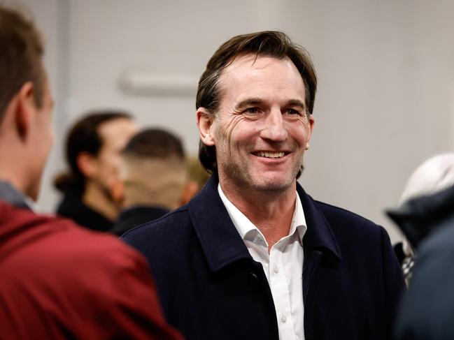 MELBOURNE, AUSTRALIA - JULY 15: Andrew Dillon, CEO Elect of the AFL is seen during the 2023 AFL Round 18 match between the Collingwood Magpies and the Fremantle Dockers at the Melbourne Cricket Ground on July 15, 2023 in Melbourne, Australia. (Photo by Dylan Burns/AFL Photos via Getty Images)