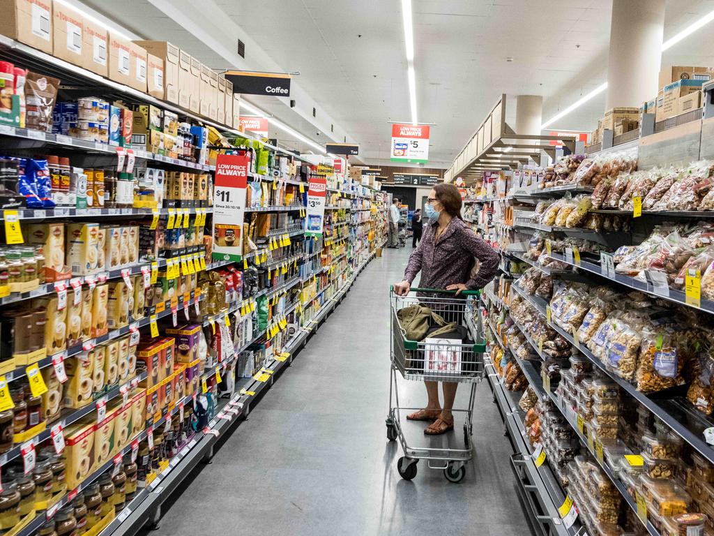 Australians are being warned to brace for a surge in grocery prices. Picture: NCA NewsWire/Flavio Brancaleone