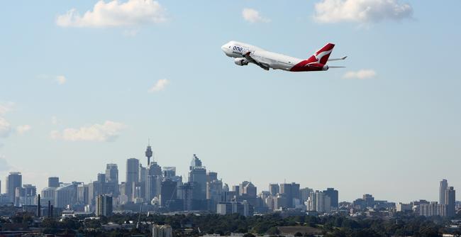 Sydney Airport will deal with 51 per cent more passengers by 2039. Picture: Chris Pavlich