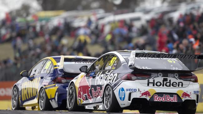 Supercars at Symmons Plains last year. PICTURE CHRIS KIDD