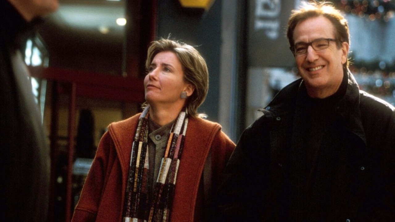 Emma Thompson and Alan Rickman in Love Actually.