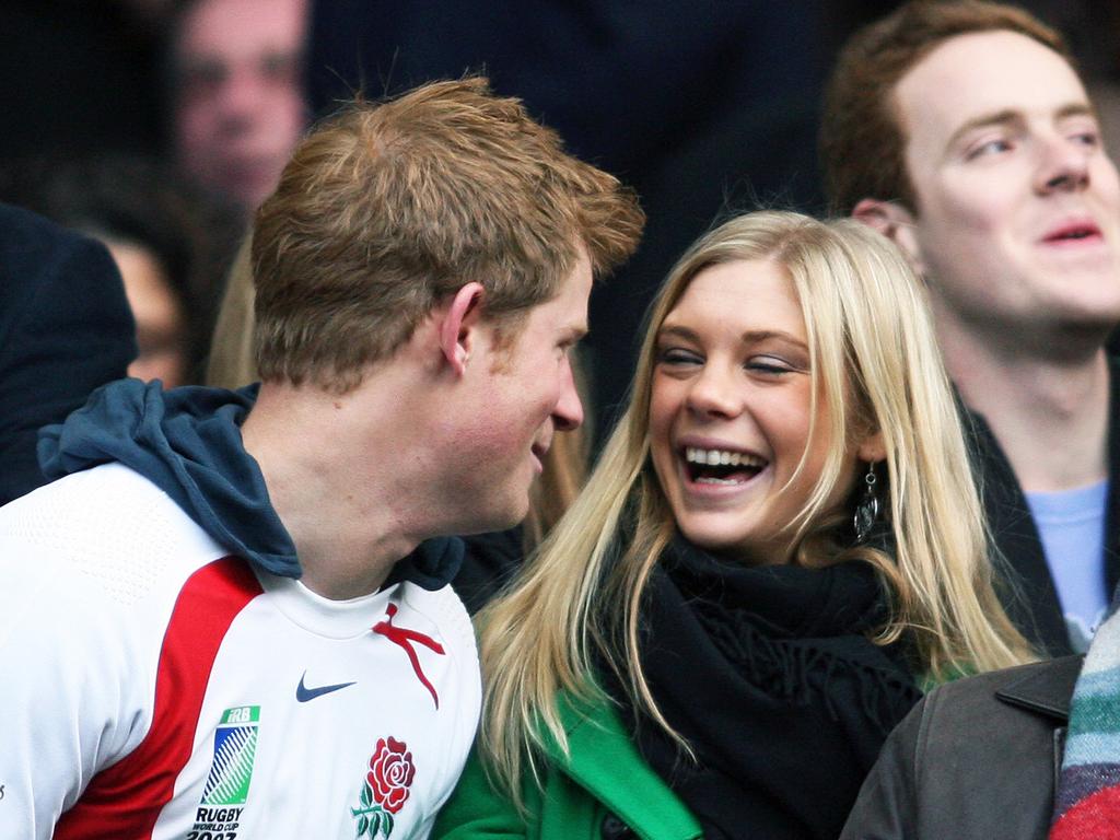 Prince Harry with former girlfriend Chelsy Davy in 2008.