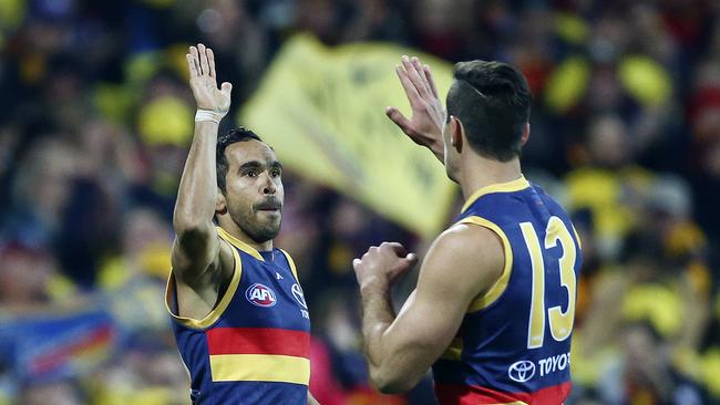 Eddie Betts kicked three goals in the win. Picture: Sarah Reed