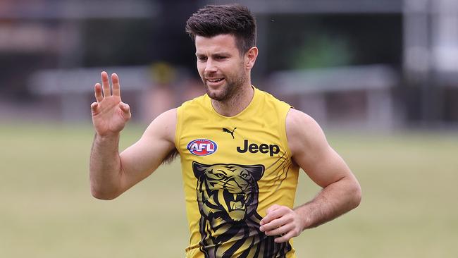 Richmond won’t rush captain Trent Cotchin back from a hamstring injury.