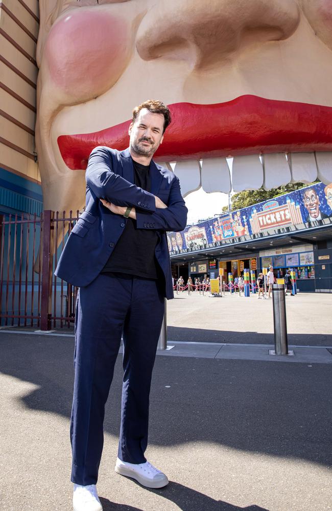 Jim Jefferies is performing at the Human Kind festival at Luna Park in Sydney in March. Picture: Jeff Williamson