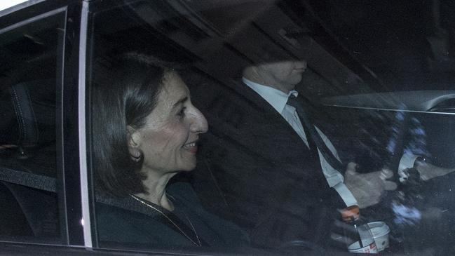 NSW Premier Gladys Berejiklian arrives to give evidence at the Independent Commission Against Corruption (ICAC) in Sydney. Picture: NCA NewsWire/Joel Carrett