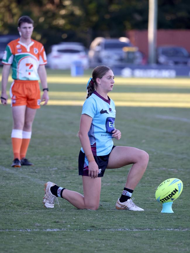 Tweed’s Torah Luadaka playing for Keebra Park SHS. Photo Steve Pohlner