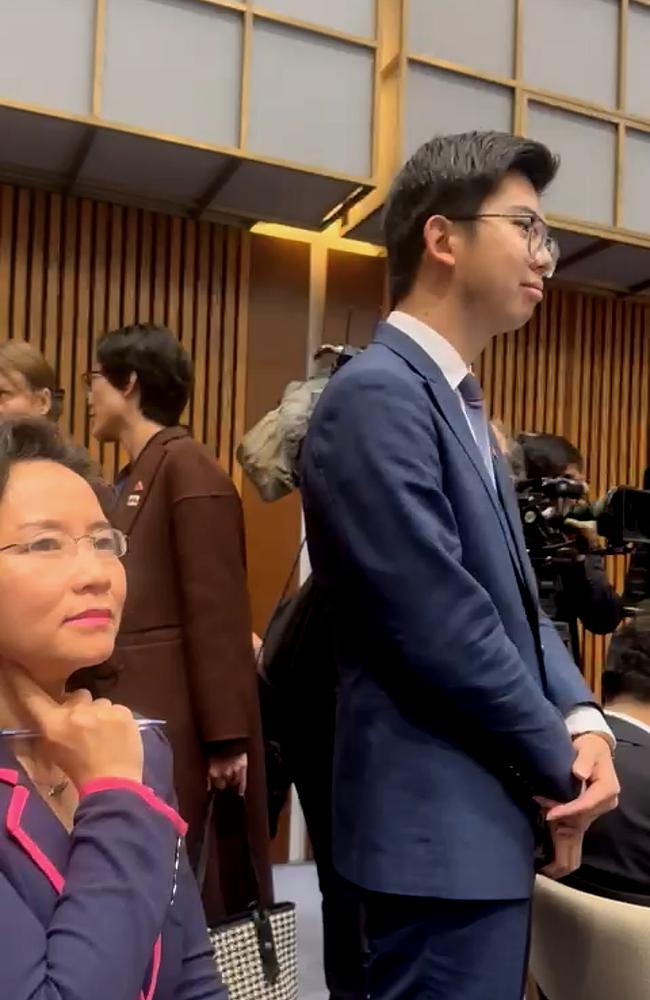 Journalist Cheng Lei was blocked from viewing Australian Prime Minister Anthony Albanese and China Premier Li Qianq.