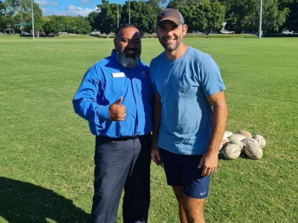 Cameron Smith was recently spotted training on the Gold Coast. Picture: Facebook/Mudgeeraba Redbacks