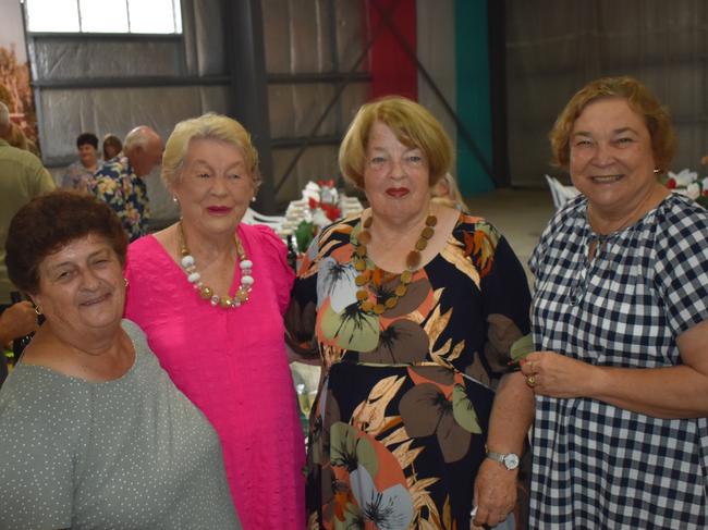 Connie, Pearl, Lyn and Marlene at the Italian long lunch, February 25, 2024.