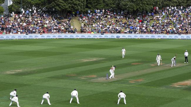 The Basin Reserve is a hark bark to cricket’s more traditional days Picture: Getty Images