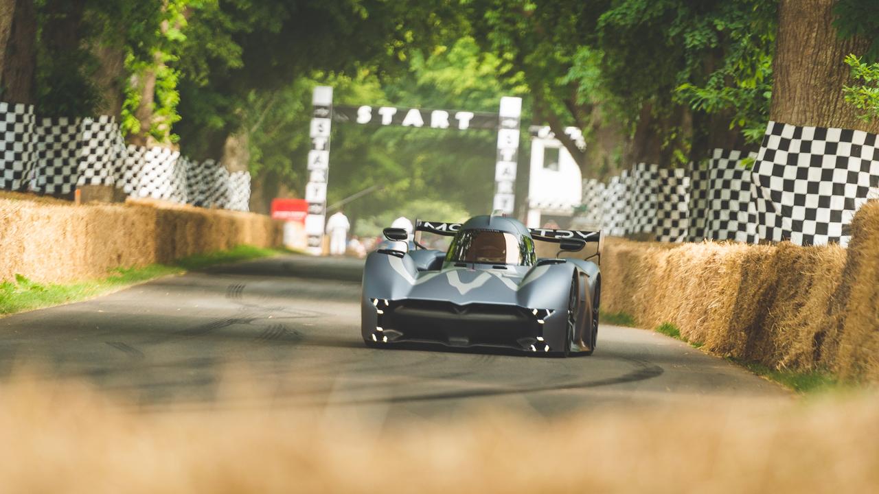 The tiny Speirling hits 100km/h in 1.5 seconds, and has a top speed of about 250km/h.