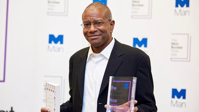 American writer Paul Beatty in 2016 with his Man Booker Prize. Picture: Janie Airey