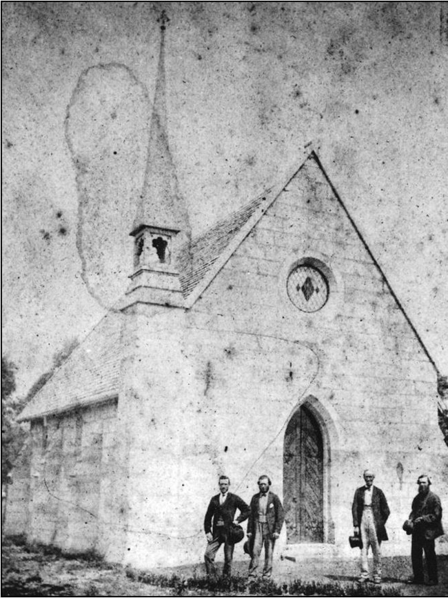 A photo of the church in 1871. Photo: Lane Cove Library.