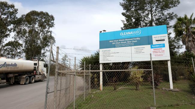 Cleanaway New Chum landfill at 100 Chum St. Photo: Steve Pohlner