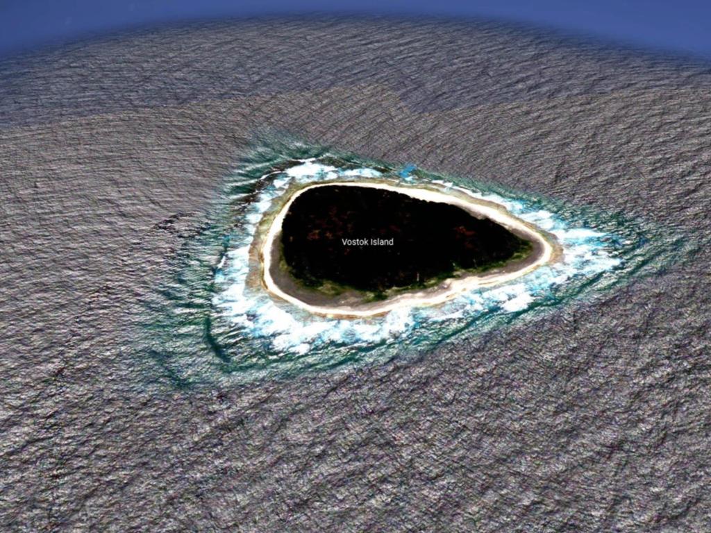 Vostok Island on Google Maps: Tiny Pacific Ocean land mass sparks  conspiracy theories | news.com.au — Australia&amp;#39;s leading news site