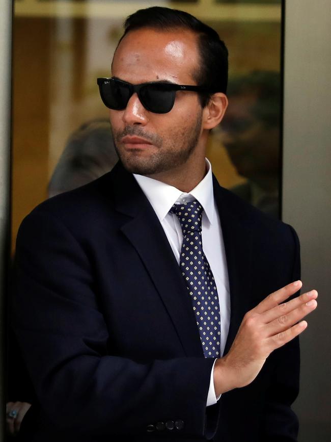 Former Trump campaign aide George Papadopoulos. Picture: Reuters