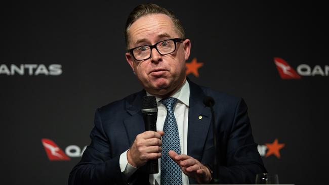 Qantas Group Chief Executive Officer Alan Joyce. Picture: NCA NewsWire / Christian Gilles