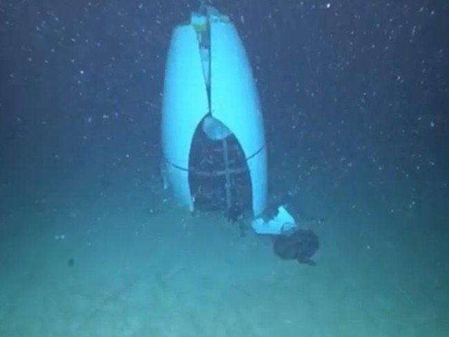 Final photo of the Titan sub that imploded.