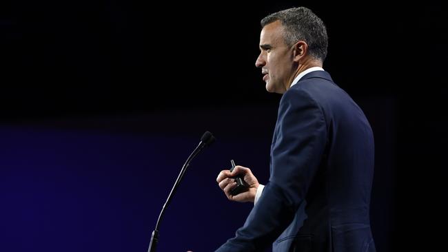 Premier Peter Malinauskas, who is lobbying against cuts to overseas student numbers. Picture: Keryn Stevens