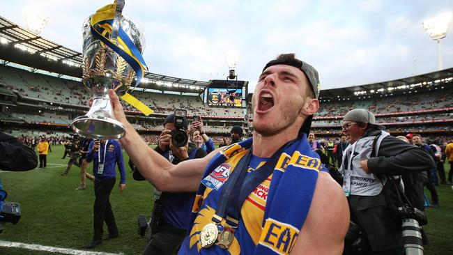 Norm Smith medallist and premiership player Luke Shuey will captain West Coast in 2020. Picture. Phil Hillyard