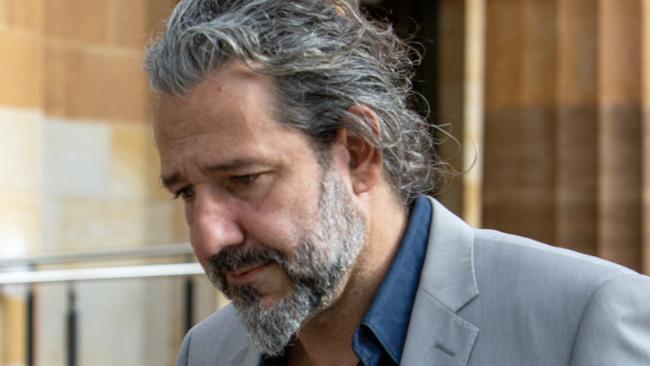 George Lavrentiadis outside court. Picture: NCA NewsWIRE / Emma Brasier