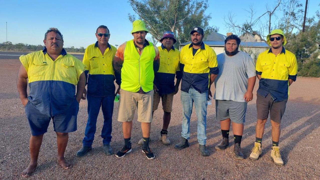 David Rivers, Dean Purdie (Jeremiah’s Dad), Basil Althouse, James Rivers, Paul Harrington, Digby Rivers and Tennessee Rivers (left to right).