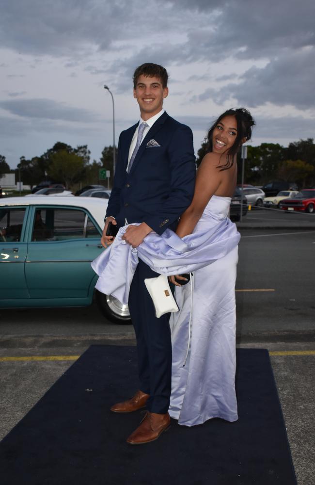 Students at the 2024 Chancellor State College formal.