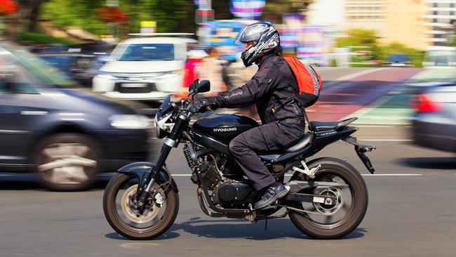 A motorcyclist was seriously injured in a crash in Yarra Ranges on Sunday.