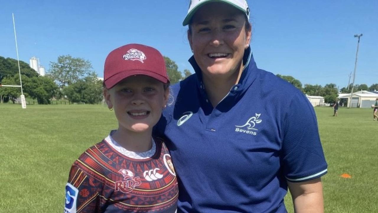 Central Qld girls ready to follow in footsteps of their rugby heroes