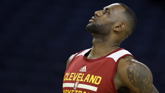 Cleveland Cavaliers' LeBron James has his legacy on the line in the NBA Finals.
