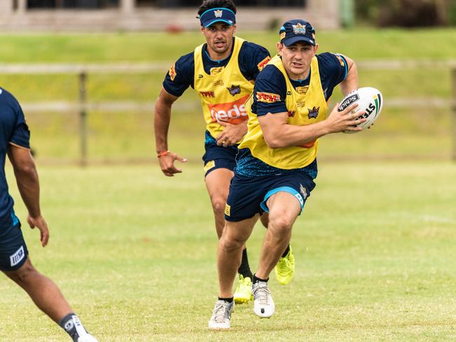 Ryley Jacks at training on November 22, 2018. Picture: Gold Coast Titans