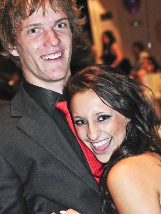 t the Henley High School formal in 2010 with current Port Adelaide star Jared Polec.