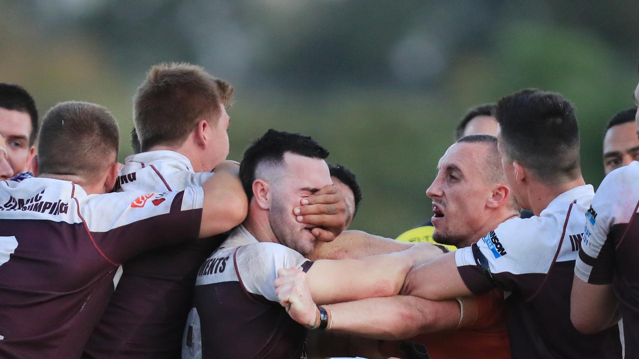 Jordan Scott (Burleigh Bears) - Photo SMPIMAGES.COM / Newscorp - 21st September 2019 - Action from the 2019 Queensland Rugby League (QRL) Gold Coast Rugby League A-Grade Grand Final played between Burleigh Bears v Southport Tigers. Burleigh Bears ran out winners.