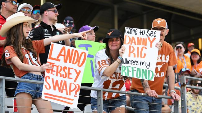 The fans want Ricciardo back. (Photo by Mark Sutton/Getty Images)