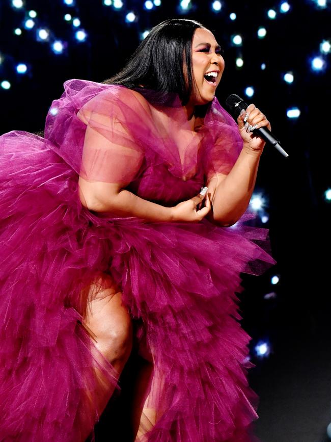 Lizzo performs onstage during the 2019 American Music Awards. Picture: Emma McIntyre/Getty Images