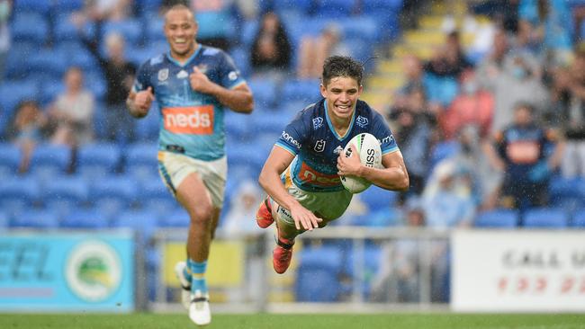 Jayden Campbell burst onto the scene in 2021. Picture: NRL Photos