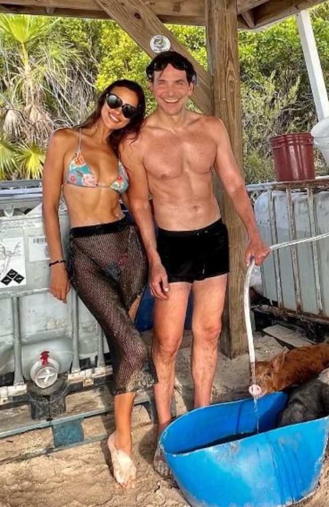 The exes have holidayed together before, enjoying this trip to the Bahamas in August 2022. Picture: Irina Shayk/Instagram