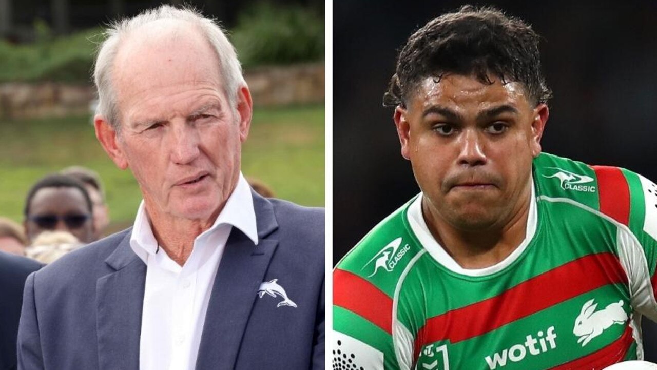 Wayne Bennett and Latrell Mitchell.