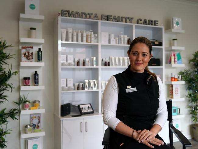 Number 9: Eirini Tzortzis of Evodia Beauty Care, Camberwell. Picture: Sean Garnsworthy