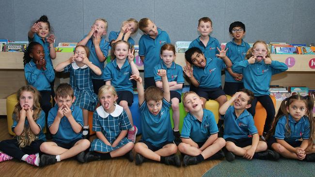 St Catherine of Siena Prep EA Back row L-R: Hajaap Singh Walis, Sonny Reid, Heidi Rose Cauberg, Koa Bolton, Finn Swanton, John Kanamkudam. Middle row: Ayanda Moyo, Cam Armani-Cruz Dando, Eva Wallace, Indi Bulger, Ethan Lixton Thomas, Milla Ross. Front row: Bella Gorgis, Alex Mancini, Lulu Parsons, Brodie Lancaster, Archer McNamara, Luke Antonio Callejas-Ovalles, Subah Reid.
