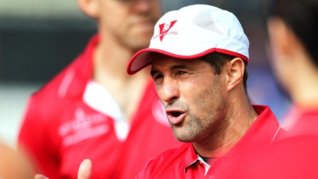 Former North Adelaide SANFLW coach Matthew Slade is now at the helm of Prince Alfred’s college football team. Picture: AAP/Mark Brake