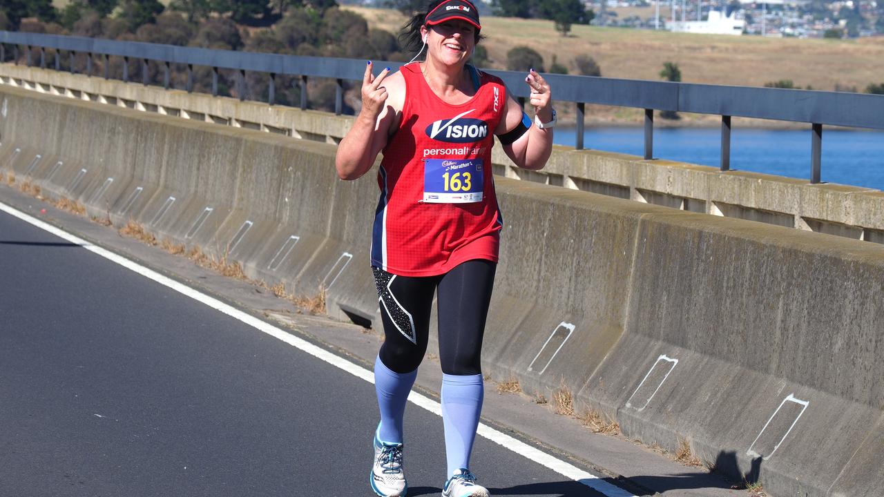 The now 50-year-old has maintained a healthy lifestyle having run in the New York marathon and is in training for her the 100km ultra-marathon at Surf Coast Century in September.