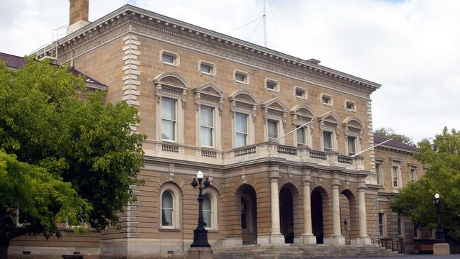 The Hobart Town Hall in Macquarie St.