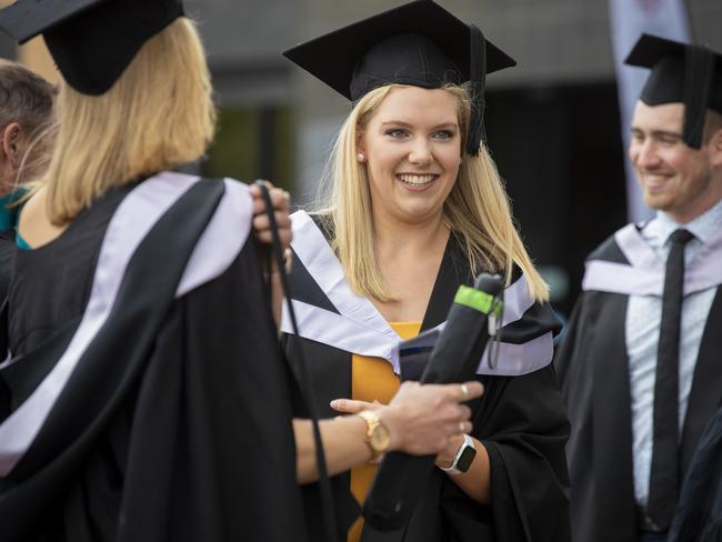 UTAS graduations. School of College of Health and Medicine Graduate Research. Picture: RICHARD JUPE