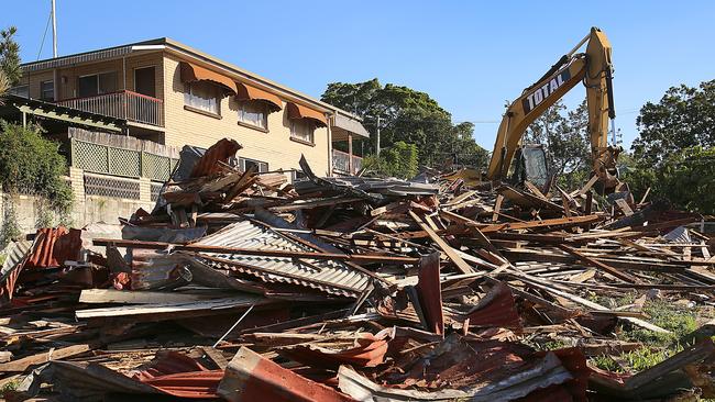 Another house demolished. This one at Agars Street, Paddington. PIC Marc Robertson