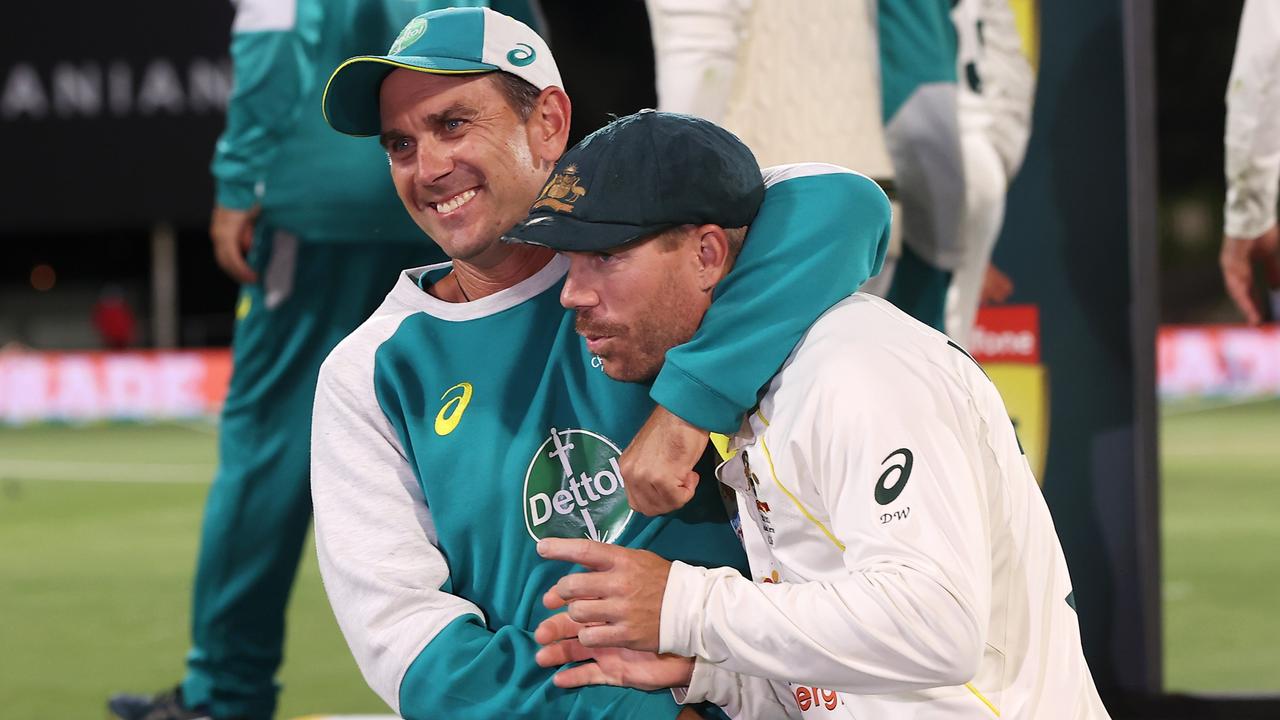 David Warner says Justin Langer lost the support of key figures, but condemned Cricket Australia’s handling of the situation. Picture: Getty Images