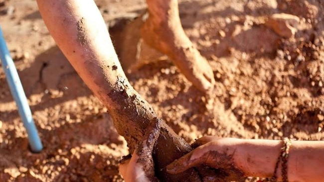 Every kid deserves to get muddy! Picture: Alison Sarre